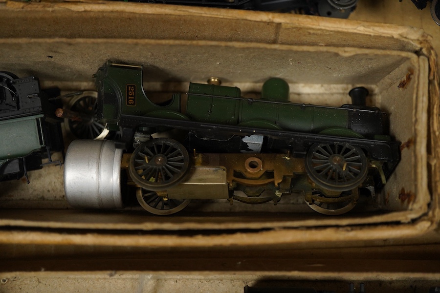 A quantity of 00 gauge model railway by Tri-ang, Mainline, Dapol, Bachmann, GMR, Hornby Dublo, etc. including; nine steam and diesel locomotives, together with boxed and unboxed freight wagons, coaches, kits and other mo